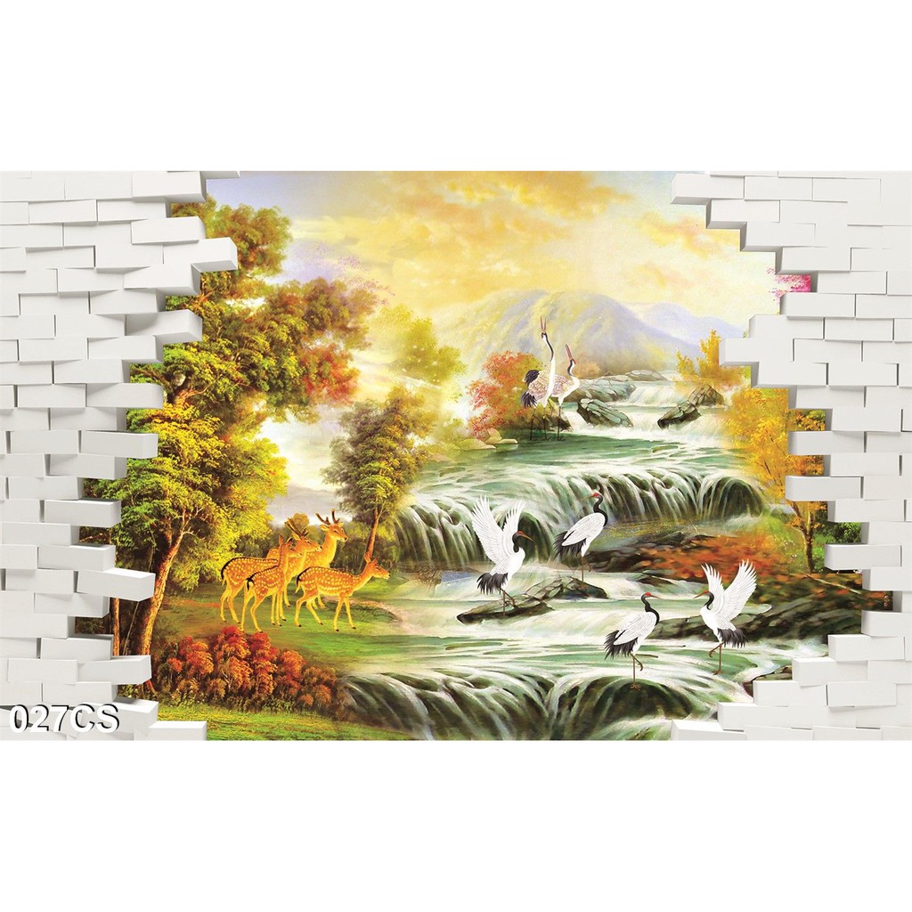 TRANH DÁN TƯỜNG 3D CỬA SỔ - TRANH DÁN TƯỜNG CỬA SỔ PHONG CẢNH