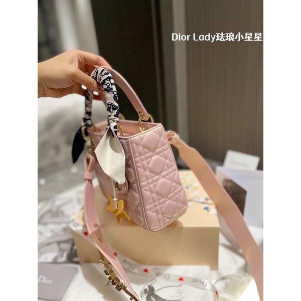 Túi DI O R lady hồng ánh t ra i Fullbox VI P