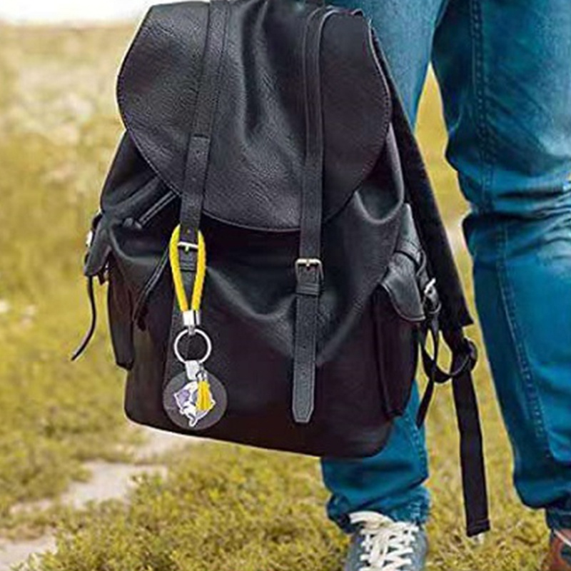 Móc Chìa Khóa Bằng Acrylic Bện DIY