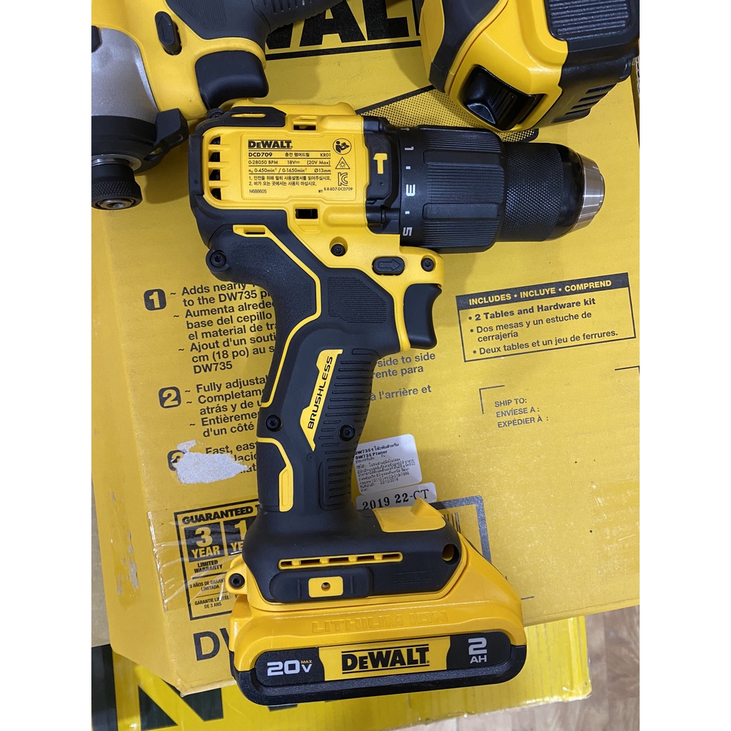 Máy khoan động lực dùng pin Dewalt DCD709N-KR