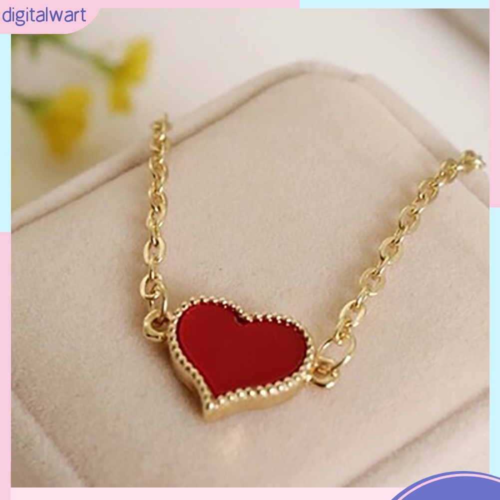 Vòng đeo tay hợp kim mặt hình trái tim xinh xắn dành cho nữ