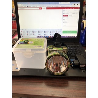 ĐÈN PIN ĐỘI ĐẦU CHÍNH HÃNG RẠNG ĐÔNG D PĐ03L/5W SIÊU SÁNG