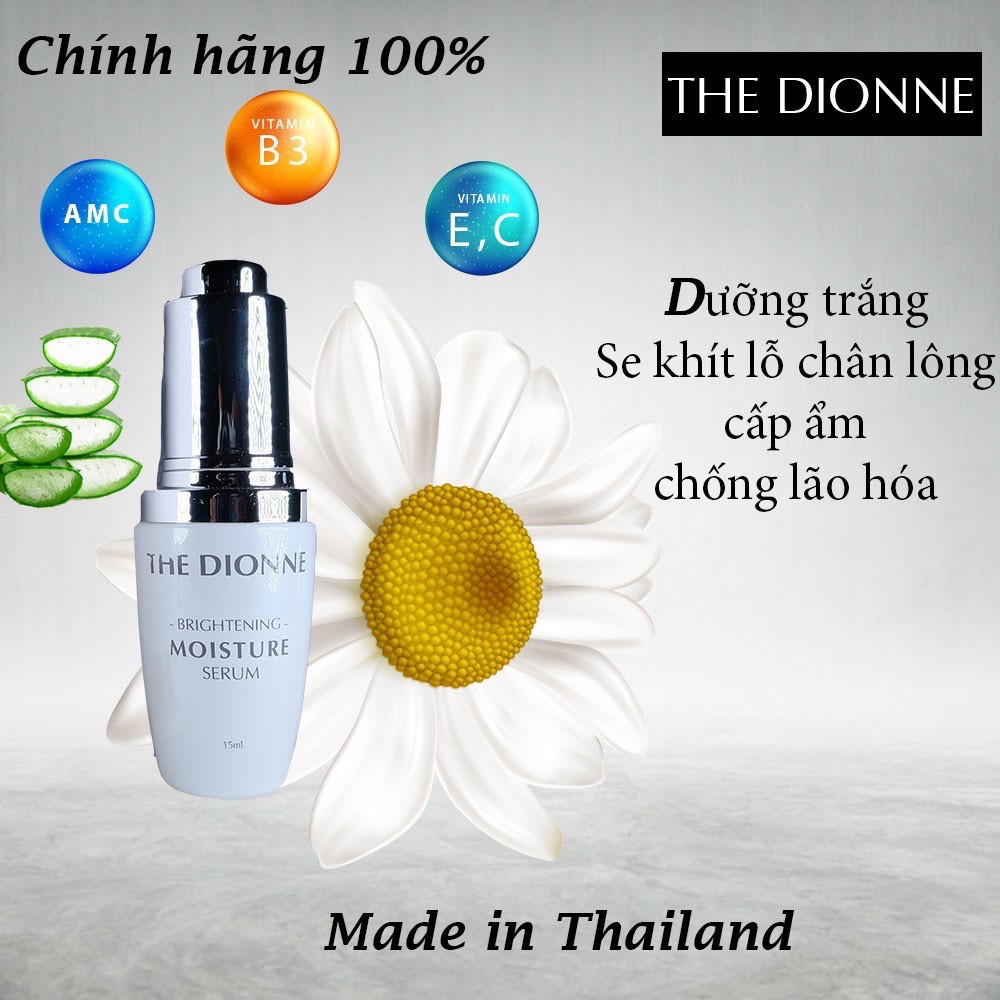 Serum Dưỡng Trắng Da The Dionne Tinh Chất Trắng Da Từ Hoa Cúc Đức (15ml)