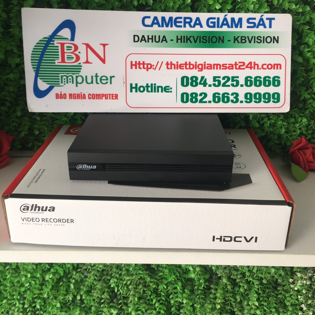 Bộ Camera đầu 1A08 4 Mắt dahua 2.0 B1a21 hoặc T1A21 HDD 1TB Westent tím- 4 Balum- nguồn tổng 15a