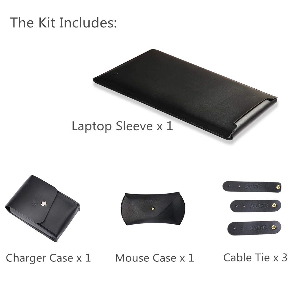 Bao Da Chống Thấm Nước Chuyên Dụng Cho Macbook Air / Pro Kích Thước 13.3 / 15.4 Inch | BigBuy360 - bigbuy360.vn