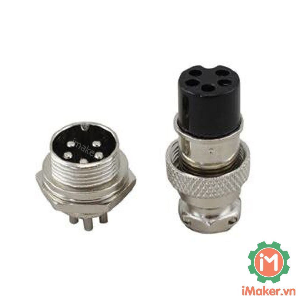 Đầu Nối  GX16 Tròn Đực-Cái Nhiều Loại - Gía Bán Một Cặp