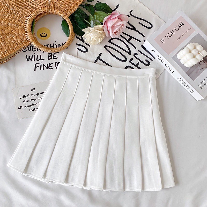 Chân váy tennis xếp ly SUNA vintage , Chân váy xếp ly chất tuyết mưa dày dặn phong cách HÀN QUỐC