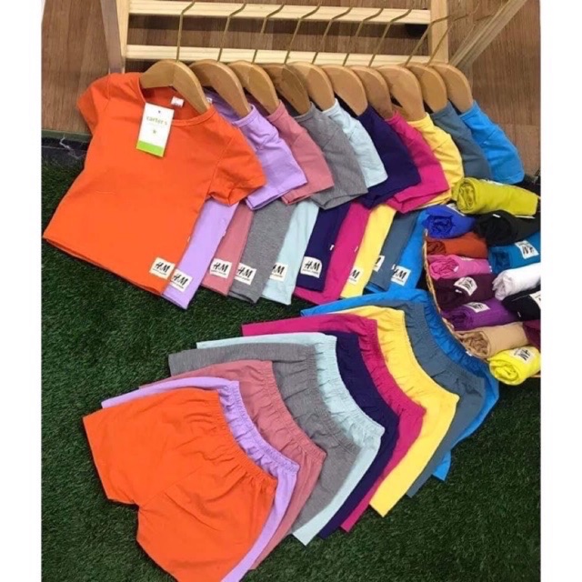 Set 5 bộ cotton chính hãng H&M