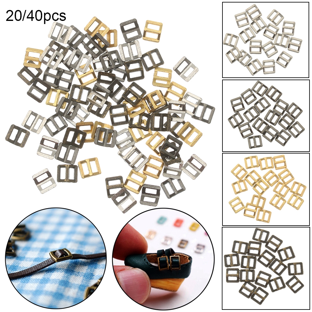 Set 20/40 Khóa Ba Cạnh Mini Siêu Nhỏ 3mm Có Thể Điều Chỉnh 4 Màu Cho Đồ Chơi