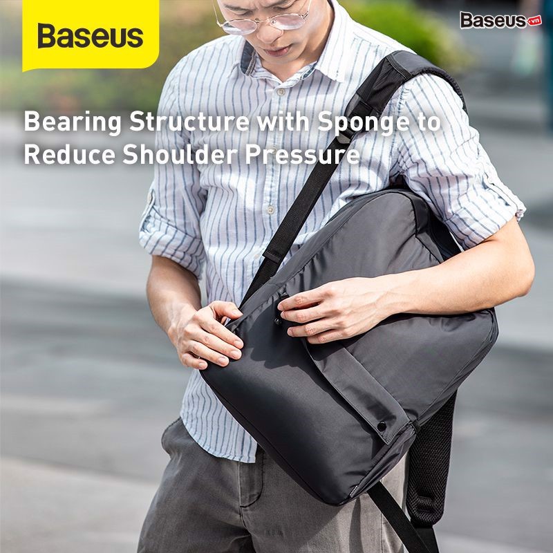 Balo vải dù chống thấm nước Baseus Basics Series 13/16" Computer Backpack dùng cho Tablet /Laptop/ Macbook