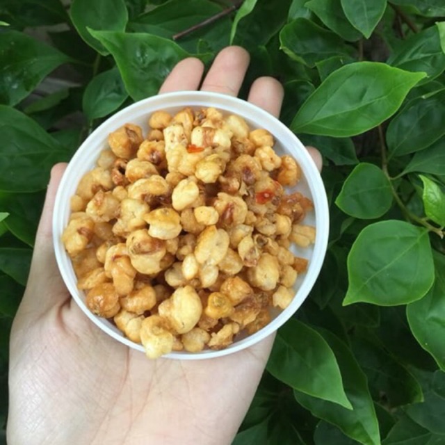 Bắp rang nhà làm cay mặn ngọt