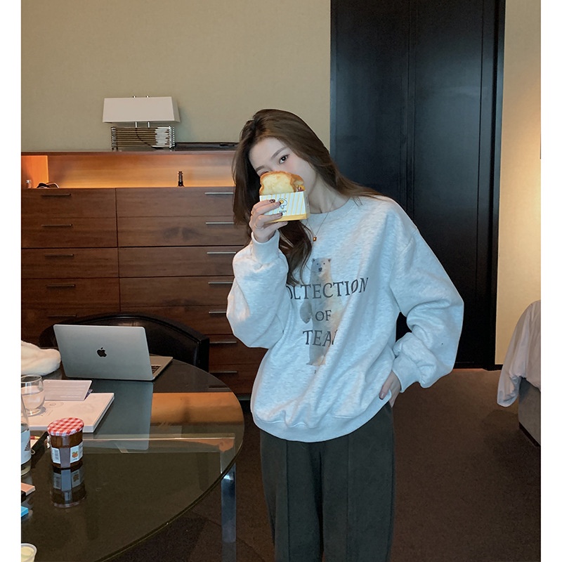 Áo Nỉ Sweater Cao cấp Form rộng Áo nỉ bông dài tay Ulzzang Hàn Quốc Giữ ấm Thời trang | BigBuy360 - bigbuy360.vn