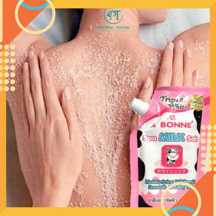 Muối bò tắm tẩy tế bào chết body abone Thái Lan hương sữa tươi (350g) | BigBuy360 - bigbuy360.vn