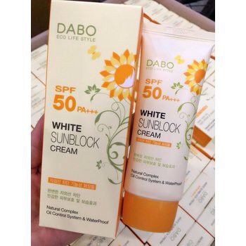 Kem Chống Nắng Hàn Quốc Dabo White Sunblock Cream SPF50