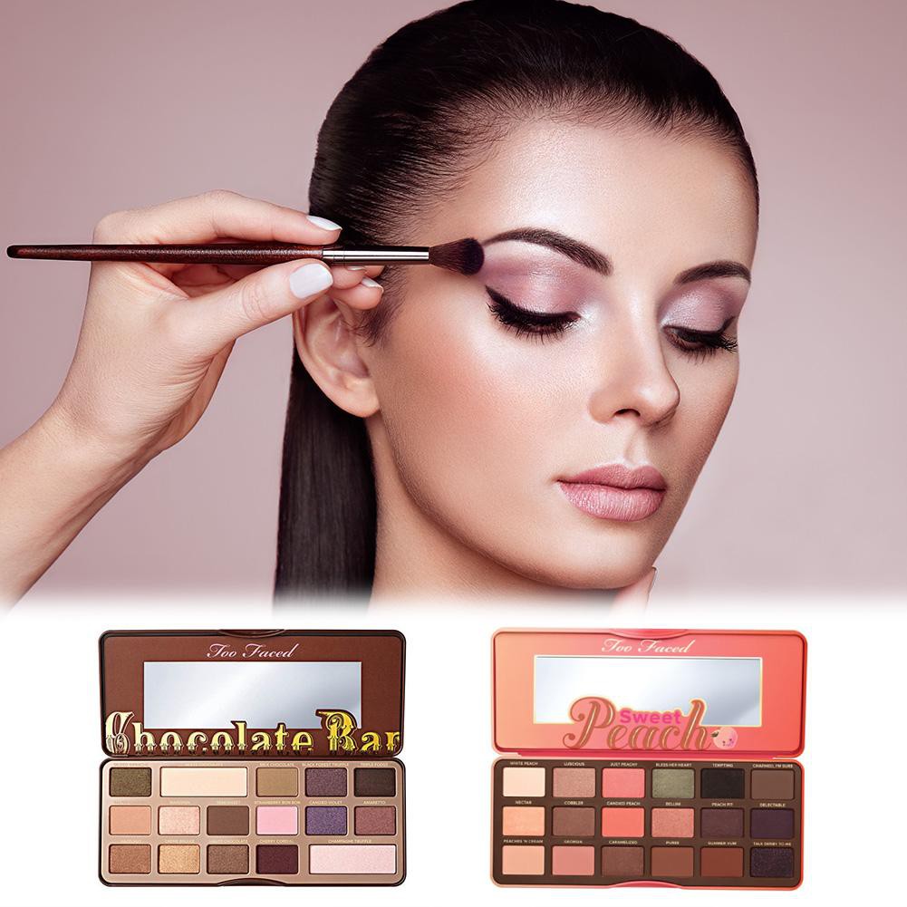 [Hàng mới về] Bảng phấn mắt trang điểm 16 màu ánh nhũ lấp lánh TOO FACED