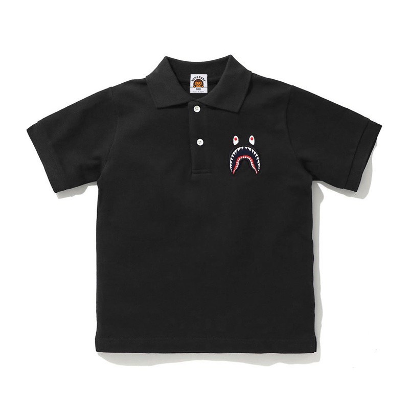 Set bộ quần đùi áo polo cho bé họa tiết B.a.p.e vải cotton mềm mịn, thoáng mát – Sammy_VN