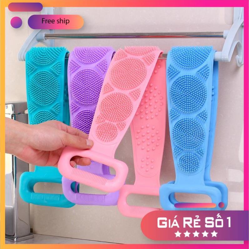 Khăn Tắm Chà Lưng Bằng Silicon Hàng Cao Cấp Bảo Hành (Hàng Loại 1)