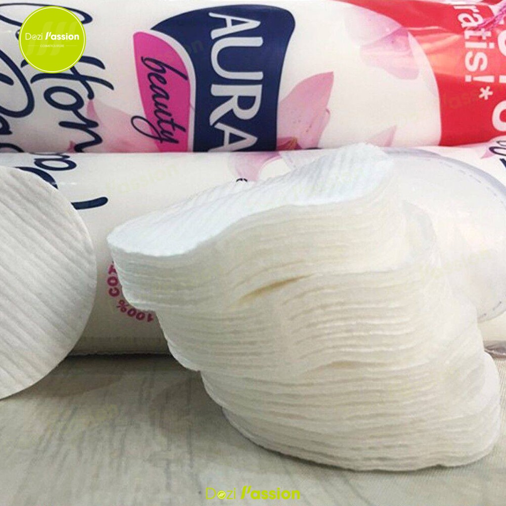 Bông Tẩy Trang Aura Beauty Cotton Pads 150 Miếng