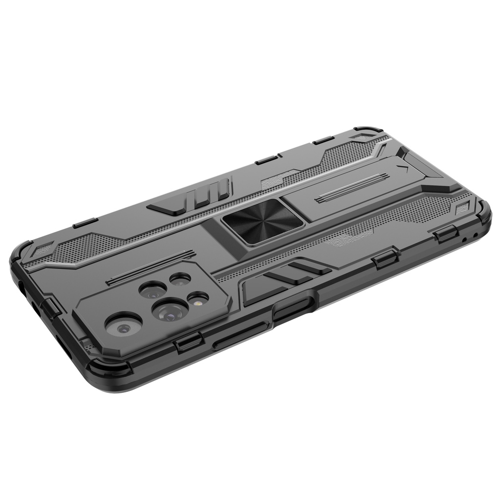 Ốp lưng Redmi Note 12 Turbo / Poco F5 Iron Man Ver 3 chống sốc giá đỡ mặt lưng bảo vệ toàn diện