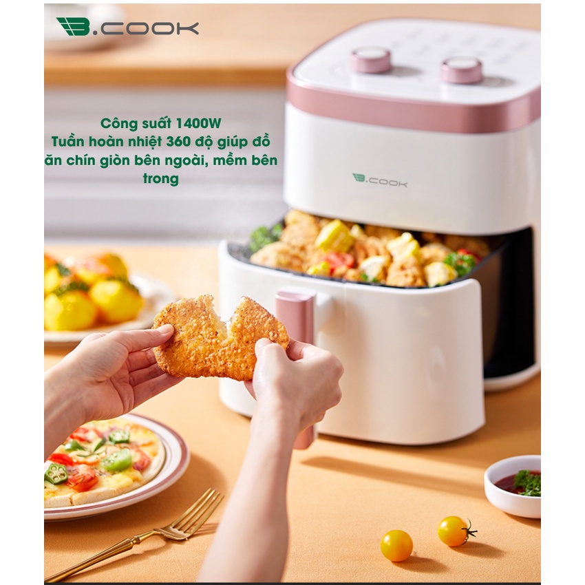 Nồi chiên không dầu B.Cook dung tích lớn 6L