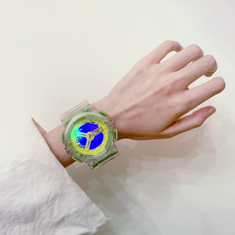 (Giá sỉ) Đồng hồ nam, nữ thể thao Aosun A109 dây Silicon trong suốt cá tính máy điện tử đa chức năng bảo hành 6 tháng | BigBuy360 - bigbuy360.vn