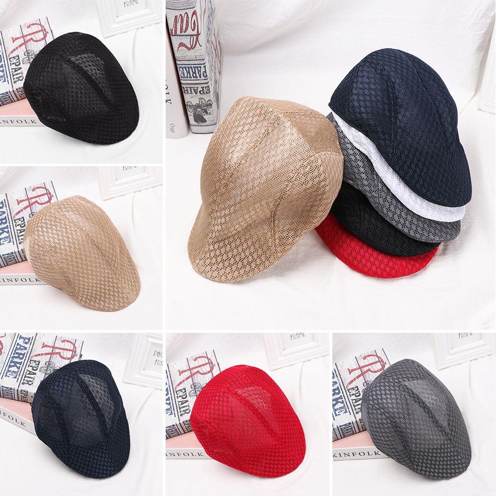 Mũ Beret ROWANS Phối Lưới Có Thể Điều Chỉnh Dành Cho Nam Nữ