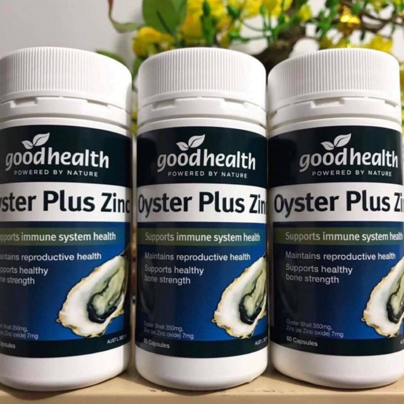 Tinh chất hàu Úc Oyster Plus Zinc Goodhealth 60 viên