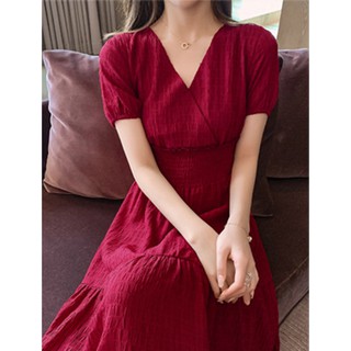ĐẦM DÁNG XÒE ĐỎ ĐÔ | ĐẦM XINH CÔNG SỞ