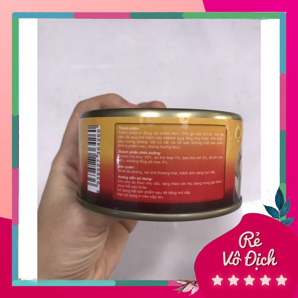 Pate mềm lon dinh dưỡng Nutri dog dành cho chó