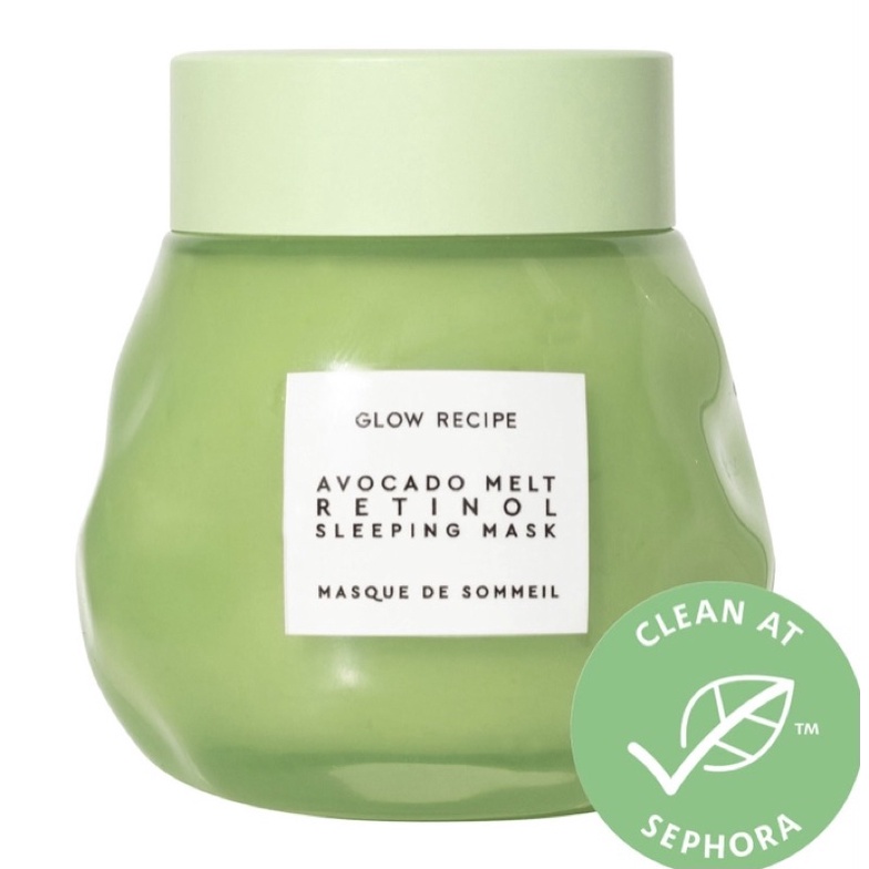 Mặt nạ ngủ bơ retinol chống lão hóa Glow Recipe - Avocado Melt Retinol Sleeping Face Mask FULL SIZE 70ml - CHÍNH HÃNG