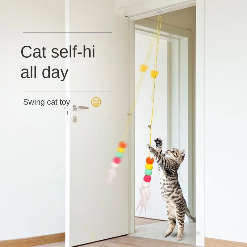 Đồ Chơi Treo Hình Hoạt Hình Có Âm Thanh Cho Mèo Cưng