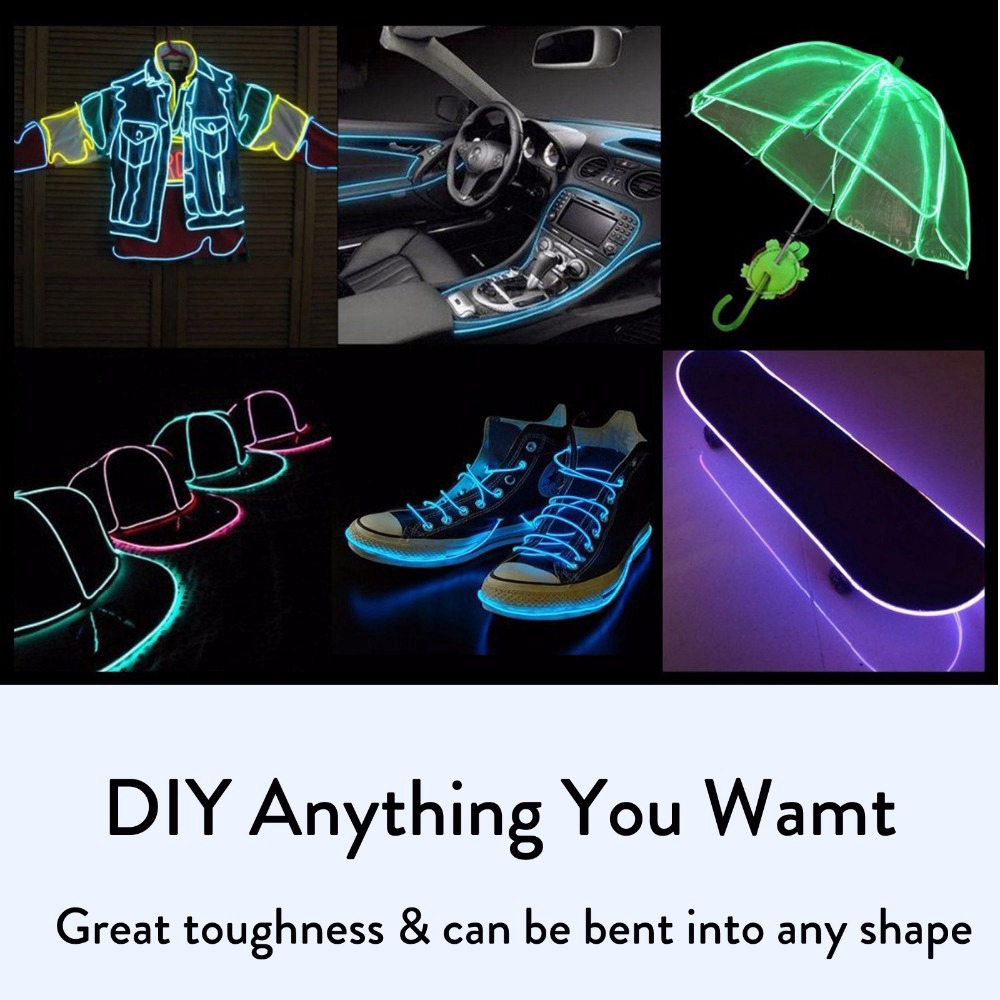 Dây Đèn Neon Phát Sáng Trang Trí Không Gian Tiệc