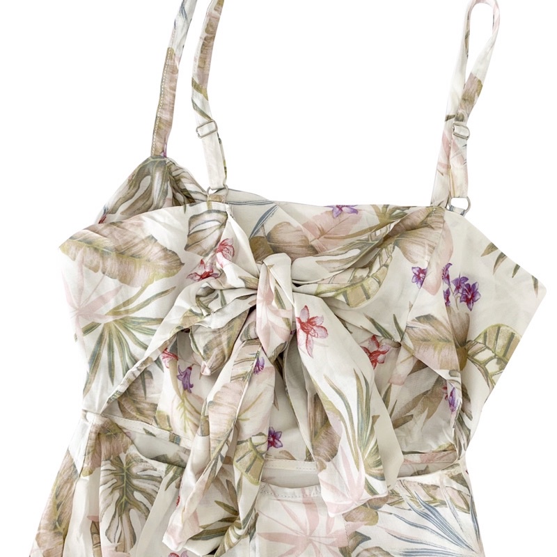 Đầm hoa midi F.21 dư xịn