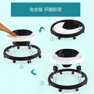 XE TẬP ĐI CAO CẤP ĐEN TRẮNG MS:01( không kèm lót chân)