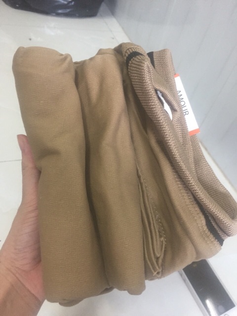 Quần short kaki nam lưng thun dây rút