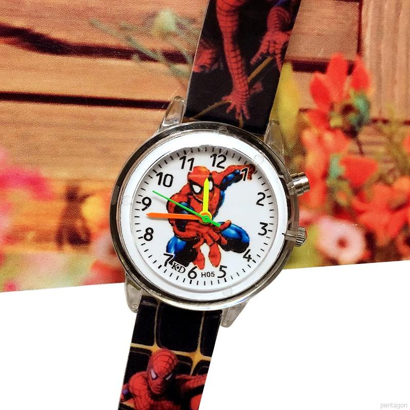 Hoạt Hình Đồng Hồ Đeo Tay Phát Sáng Nhiều Màu Cho Bé