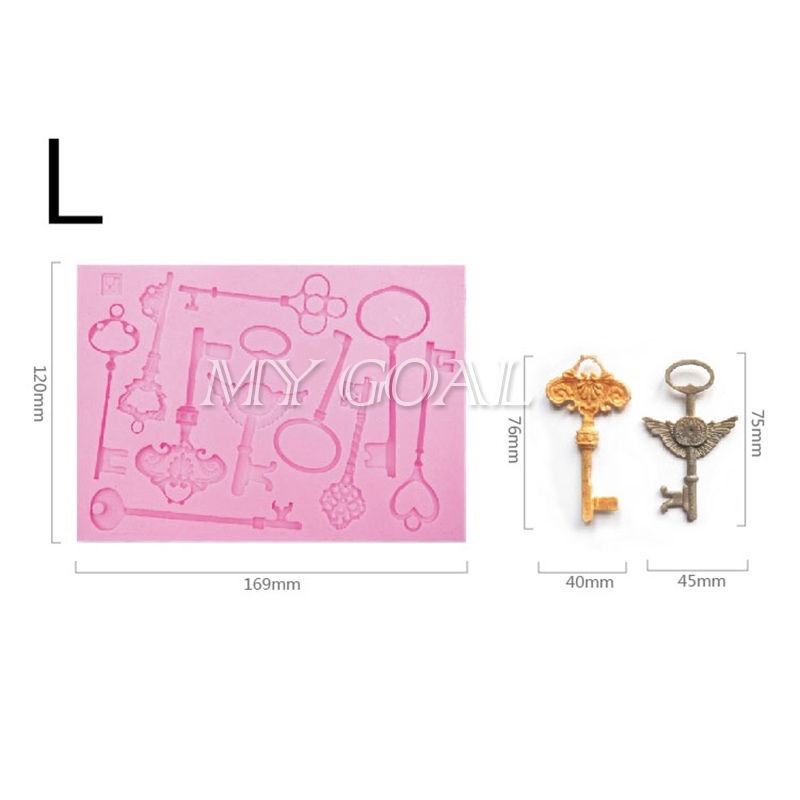 Khuôn Silicone Làm Bánh Hình Chìa Khóa Cổ Điển