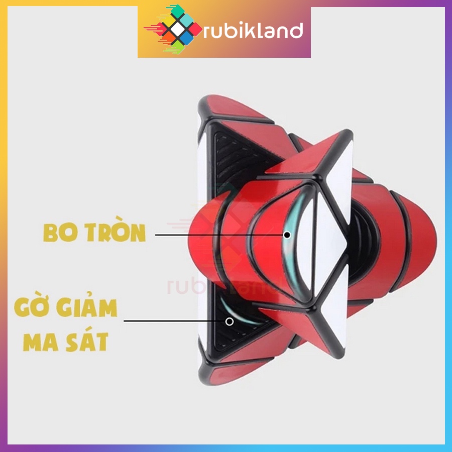 Rubik Biến Thể YuXin 2021 Black Kylin Rounded Pyraminx 3x3 Rubic Đồ Chơi Trí Tuệ Trẻ Em