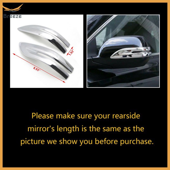 Set 2 Ốp Gương Chiếu Hậu Cho Xe Honda Cr-V Crv 2017 2018 2019