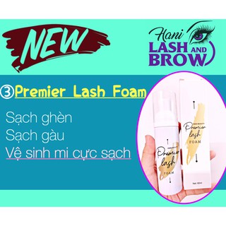 Bọt vệ sinh lông mi - làm sạch mi 100% - hani lash