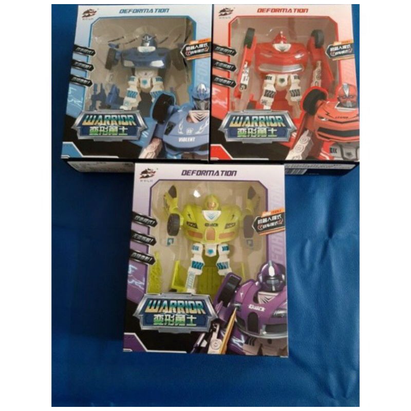 Hộp đồ chơi robot lắp ráp biến hình siêu xe vui nhộn cho bé