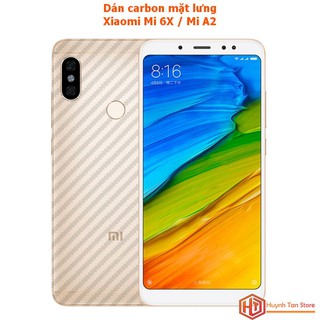 Dán lưng carbon Xiaomi Mi A2 / Mi 6X