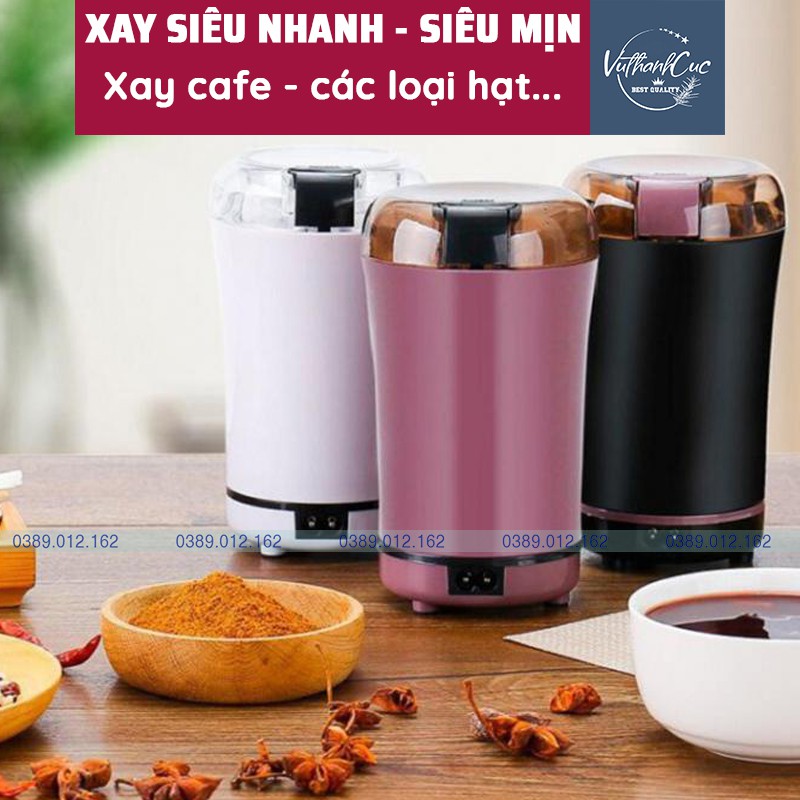 [CAO CẤP] Máy xay mini cầm tay , máy xay đồ ăn dặm, xay cà phê,các loại hạt, xay ớt, xay nhuyễn mọi thứ