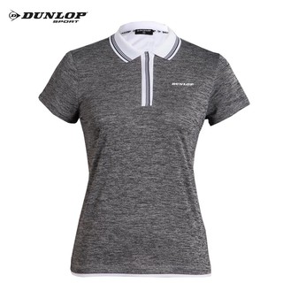 Áo thể thao nữ dunlop - dasls8076-2c-gy hàng chính hãng thương hiệu từ anh quốc
