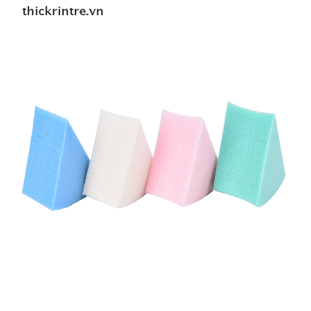 [Hàng mới về] Set 8 mút rửa mặt hình tam giác mềm mại