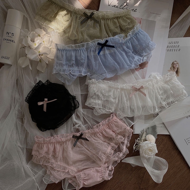 Quần Lót cotton Nguyên Chất Kháng Khuẩn Eo Thấp Thoáng Khí Dễ Thương Cho Nữ