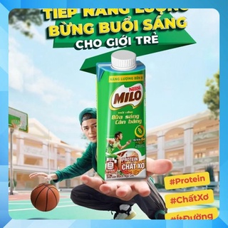 [Freeship 70K đơn 300K] Thùng 24 hộp sữa lúa mạch ngũ cốc Nestlé MILO teen bữa sáng 200 ml/hộp