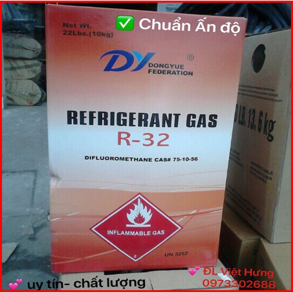 💥 Gas lạnh R32 Ân độ Trọng lượng gas 7 kg