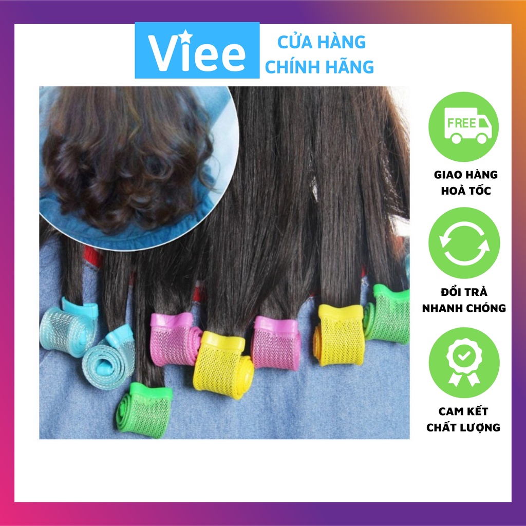 Bộ tạo kiểu tóc xoăn ốc sên 18 ống - Lô uốn tóc không dùng nhiệt
