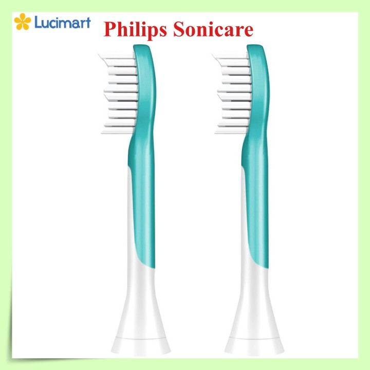 Đầu bàn chải điện trẻ em Philips Sonicare cho bé từ 7 tuổi HX6042 Kids Brush Head Standard [Hàng Mỹ]